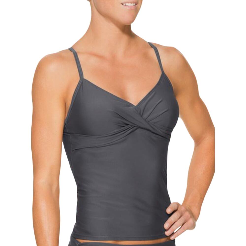 Athleta Twister Tankini Swimsuit Top Women’s 32B 32C Black